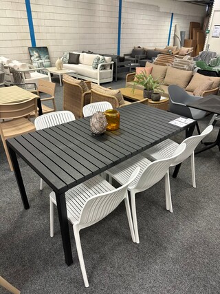 Tuinset Latino, zwart, wit